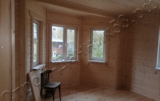 4 Каркасно-щитовой дом  Д-9, 7х7м, 89  М², Московская область, Ногинский район, СНТ Горьковское болото. (14)